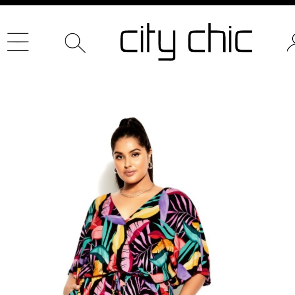 City Chic Playsuit